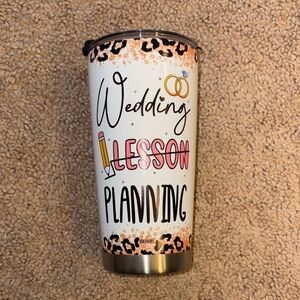 Wedding Planning Tumbler for teacher